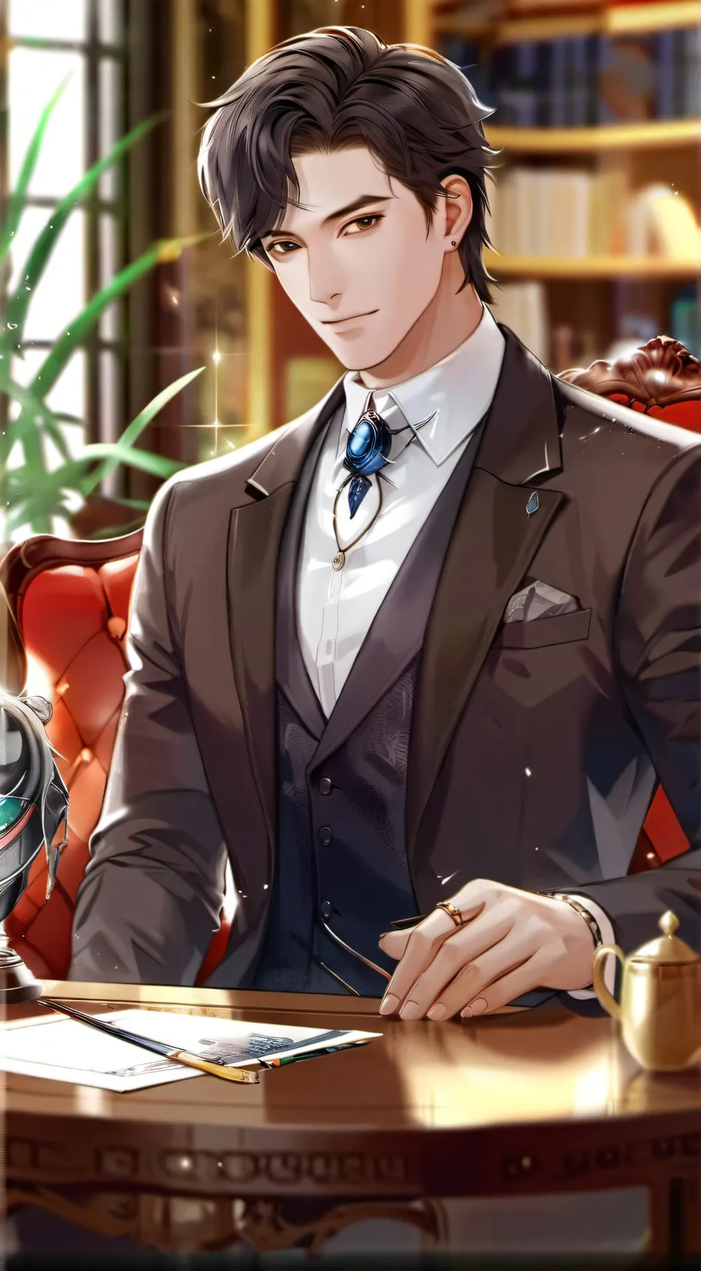 ai character: 齐斯染 background