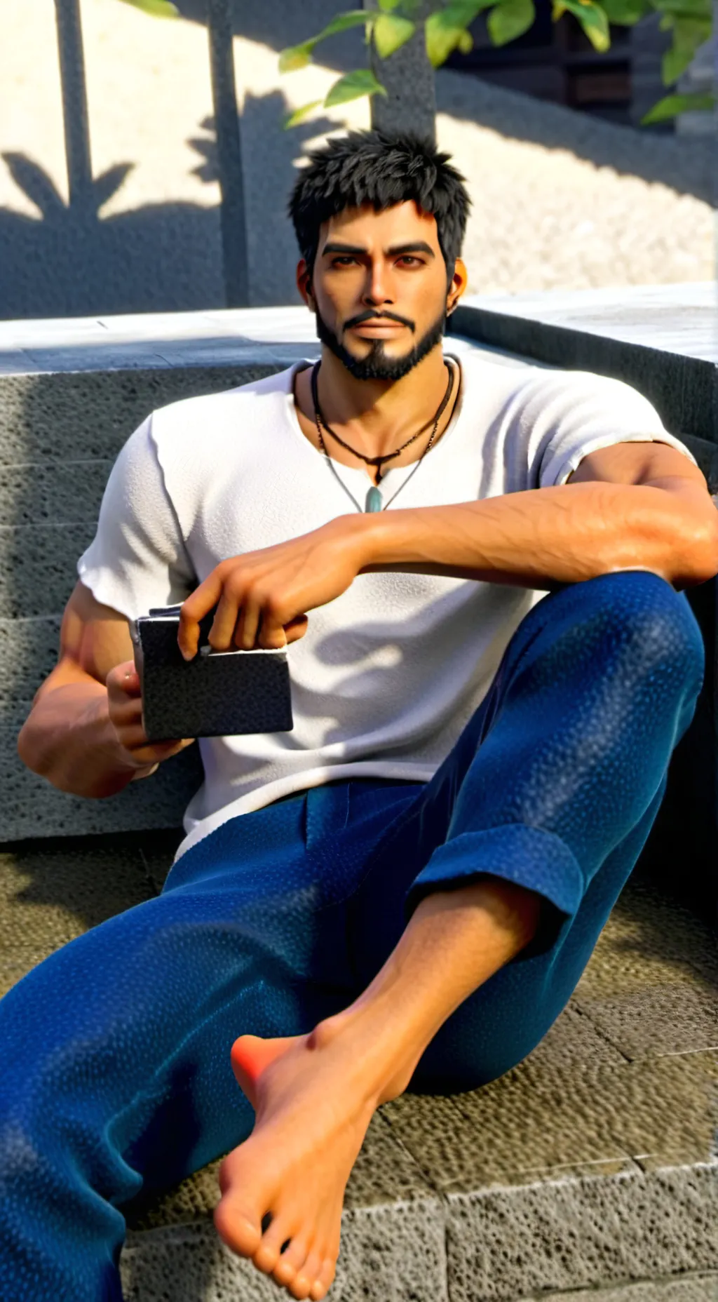 ai character: Rick background