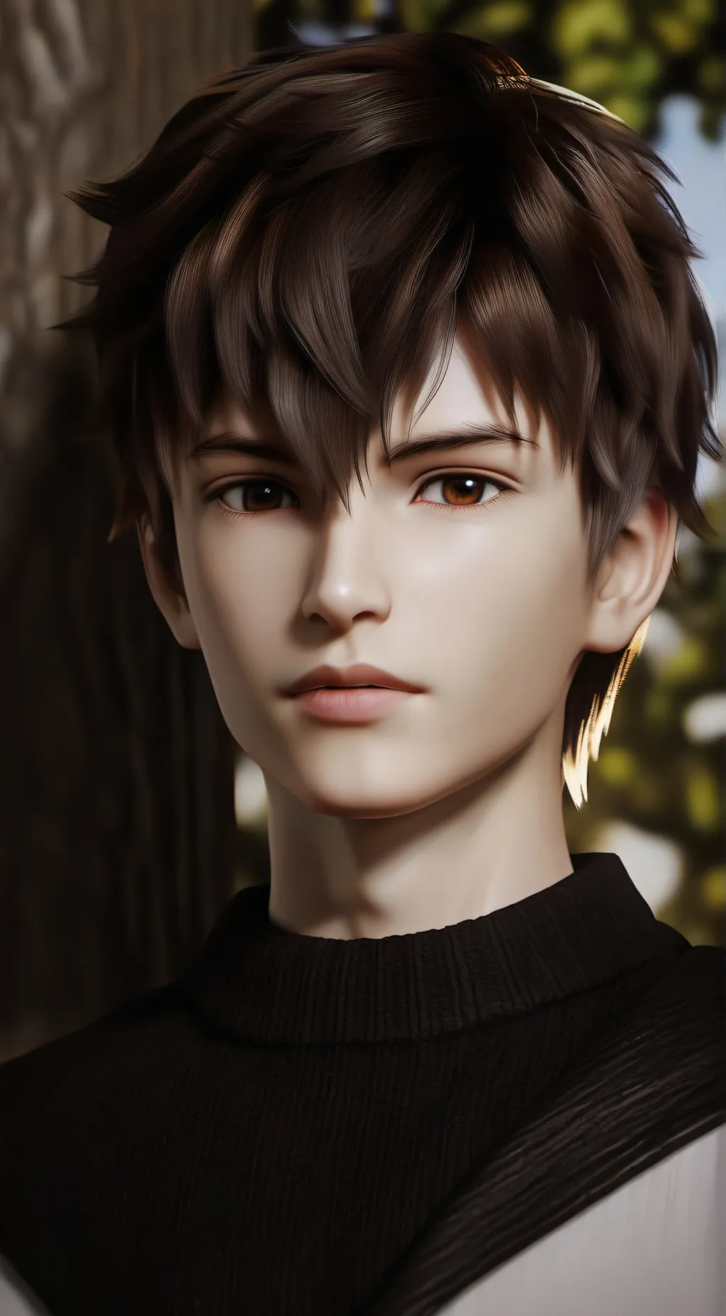 ai character: hey I'm David  background