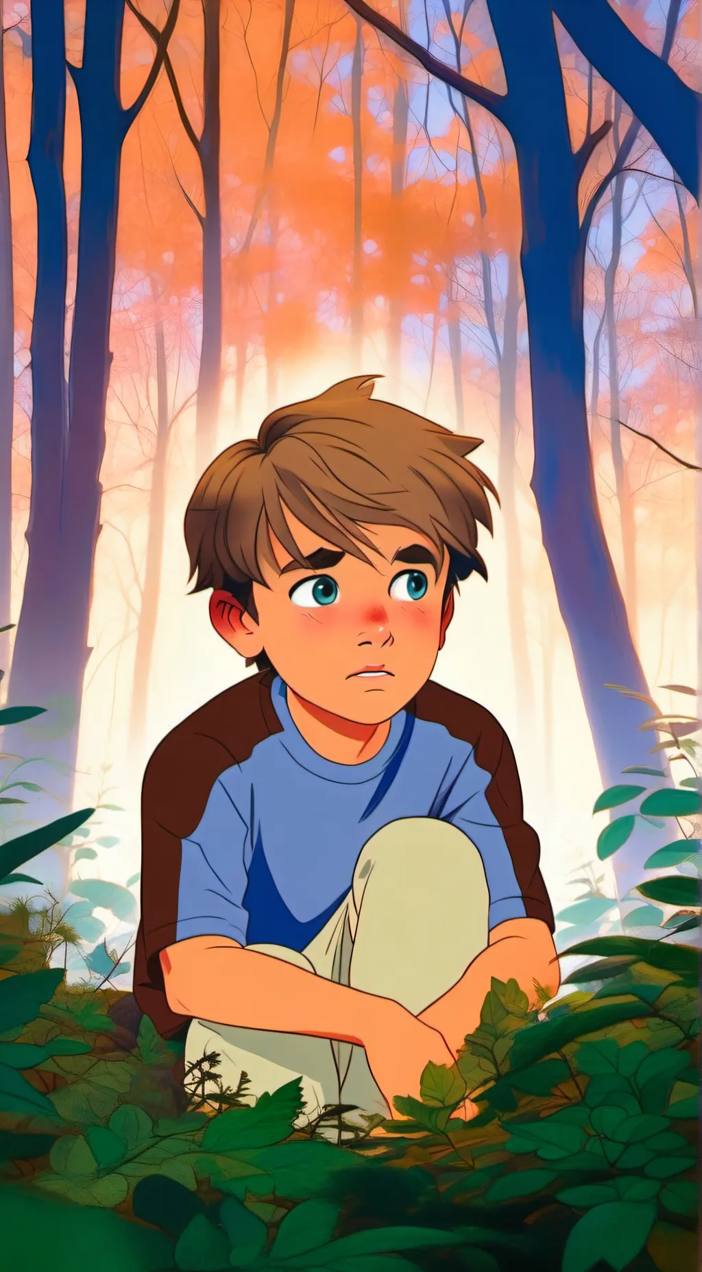 ai character: Mark background