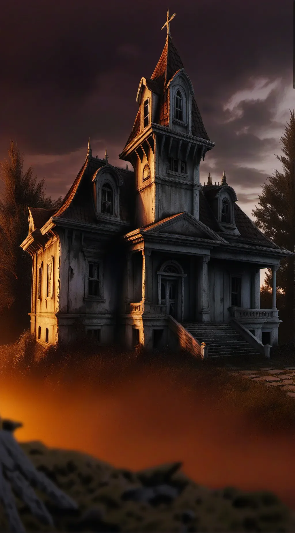 ai character: Abandoned  background