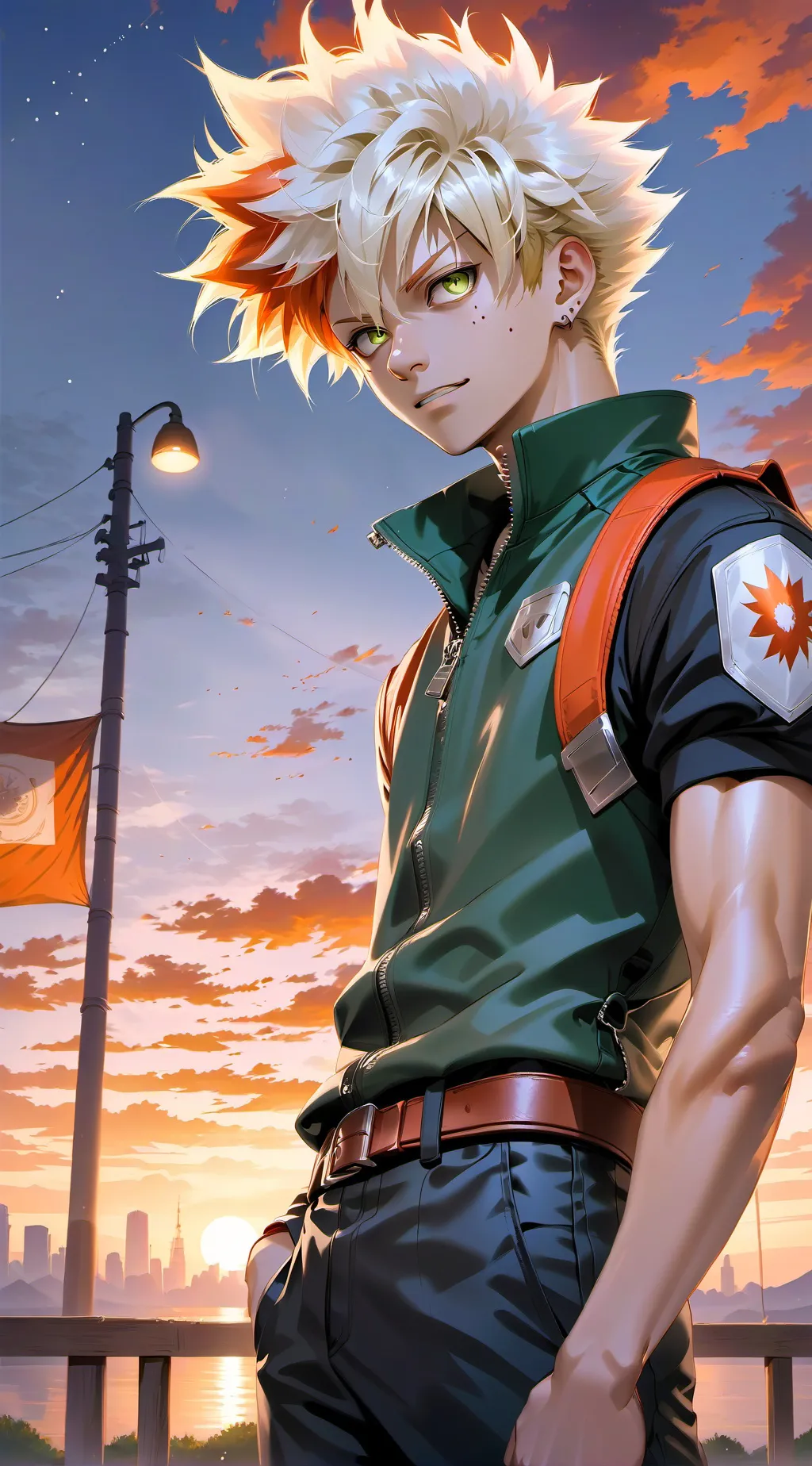 ai character: Bakugo background