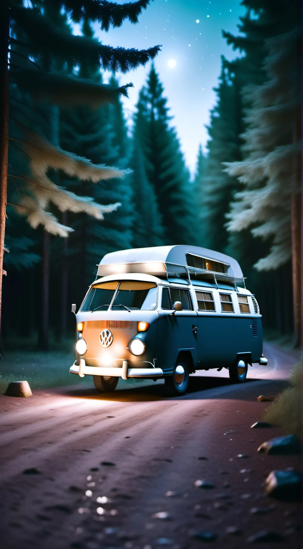 ai character: A Night Trip background