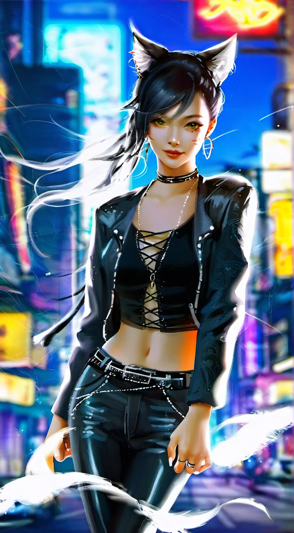 ai character: Kathy  background