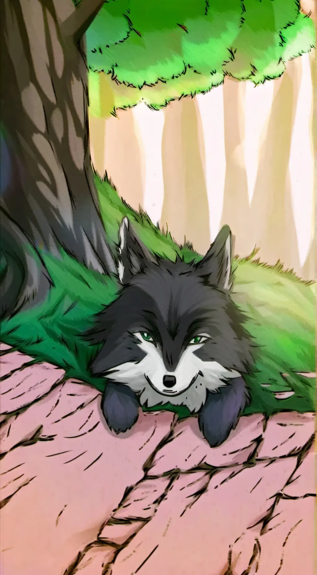 ai character: titan cámara  background