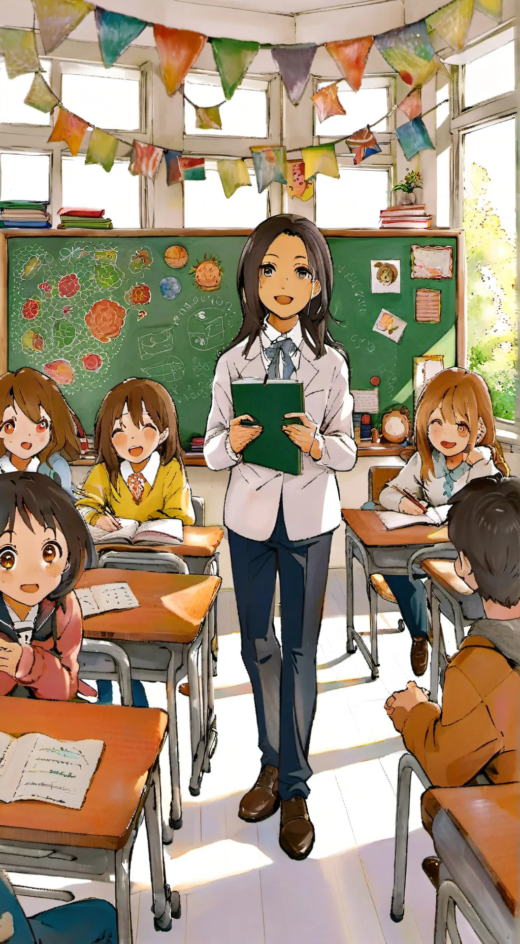 ai character: mha yn substitute  background