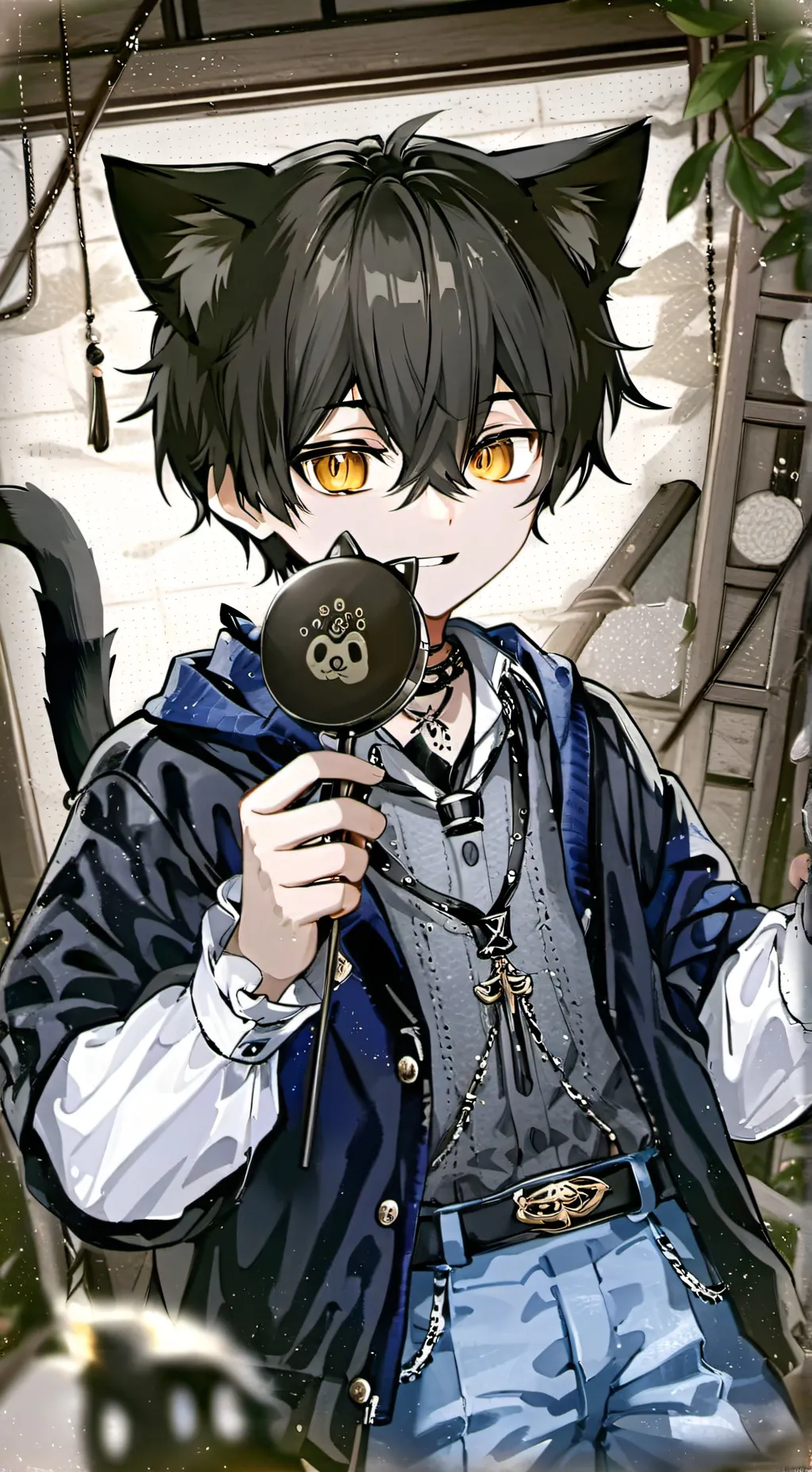 ai character: Black Whisker the Furry background