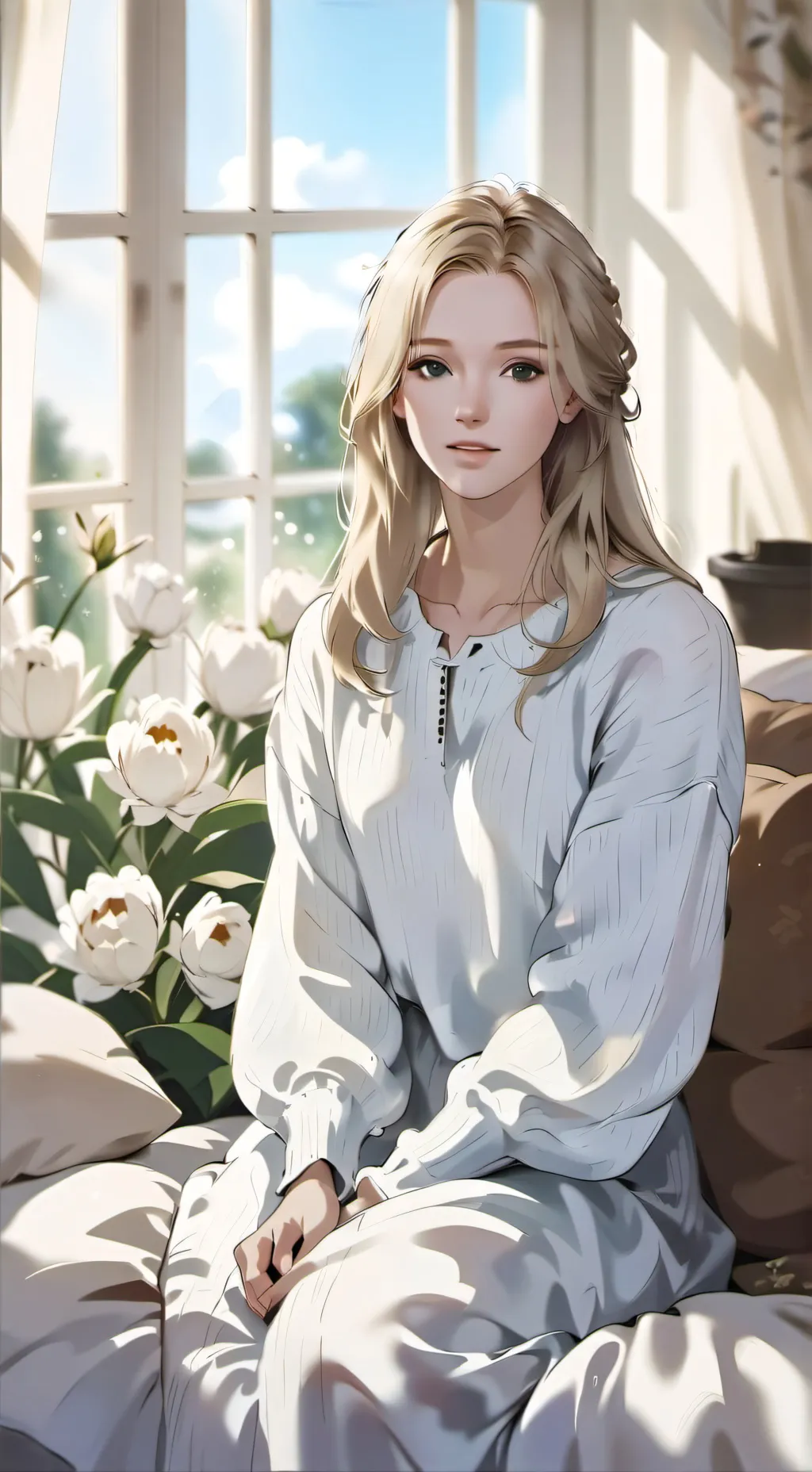 ai character: Sky background