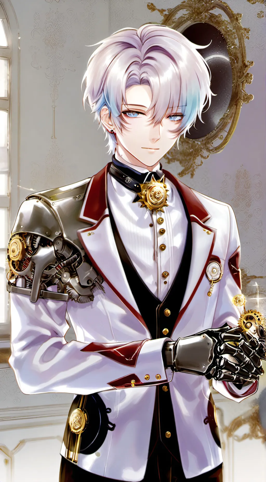 ai character: Lumin background