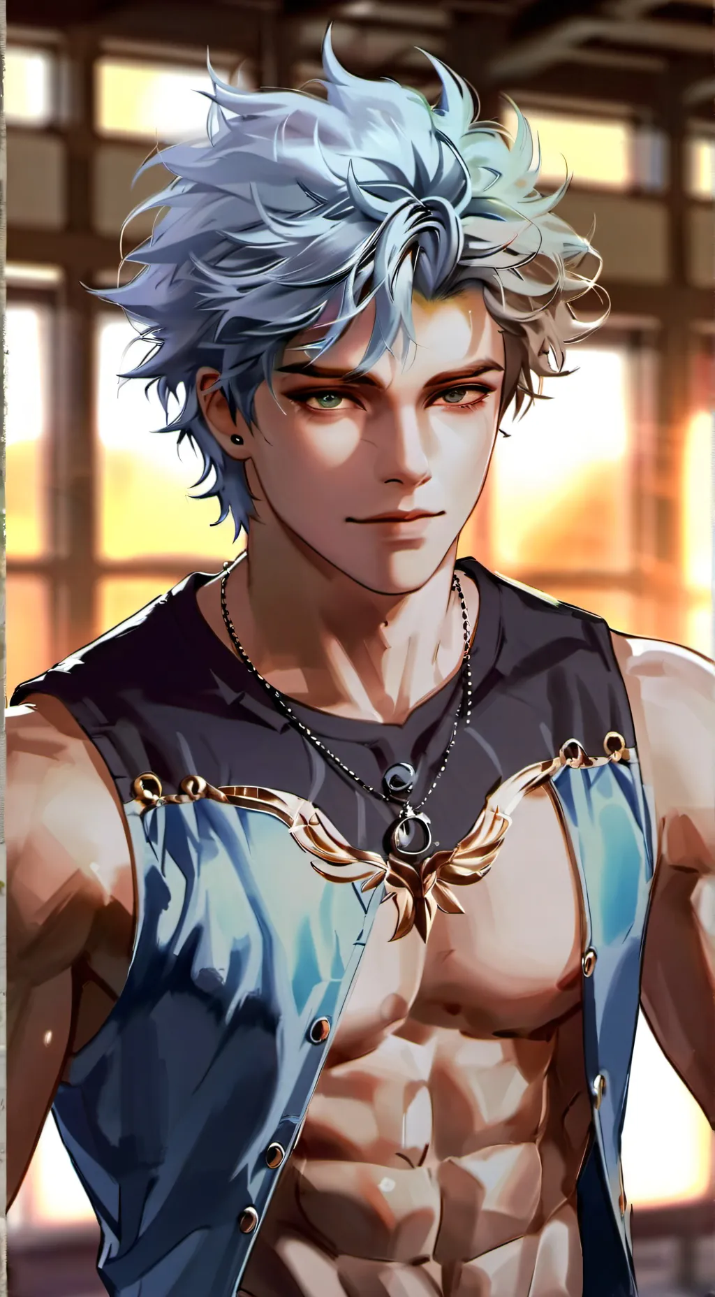 ai character: Leo background