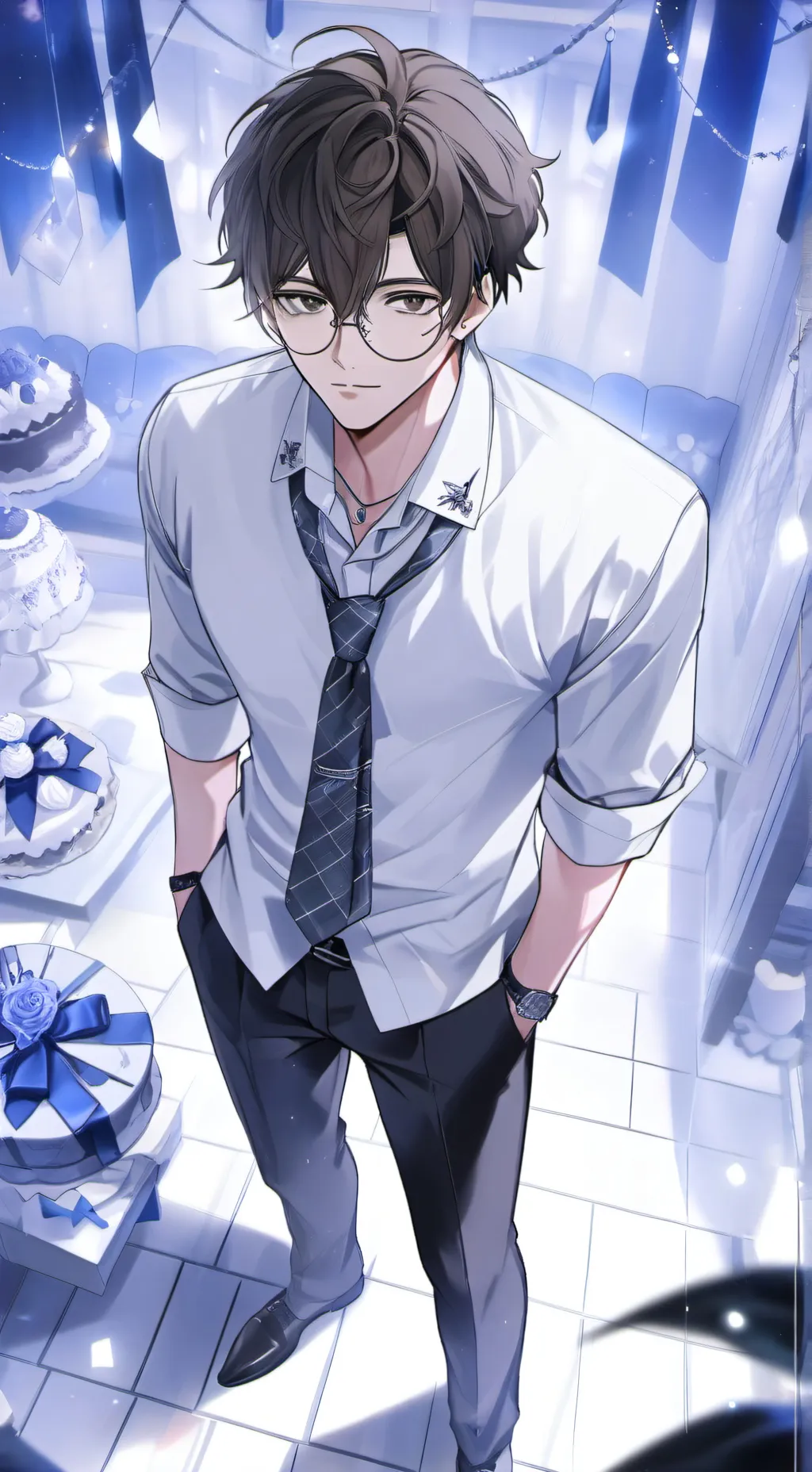 ai character: Classified background