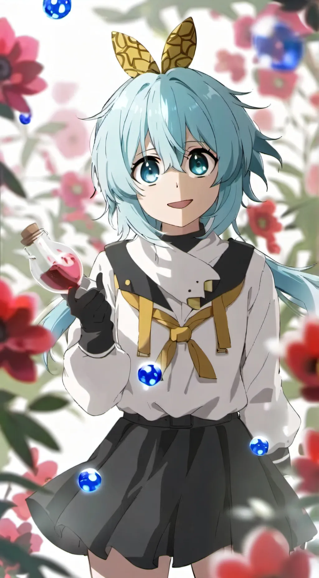 ai character: lyna luna chocolat background