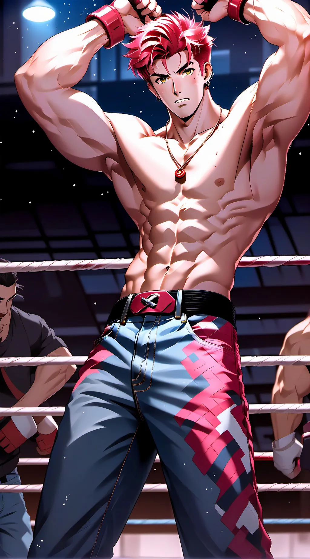 ai character: Abby (boxing AU)  background