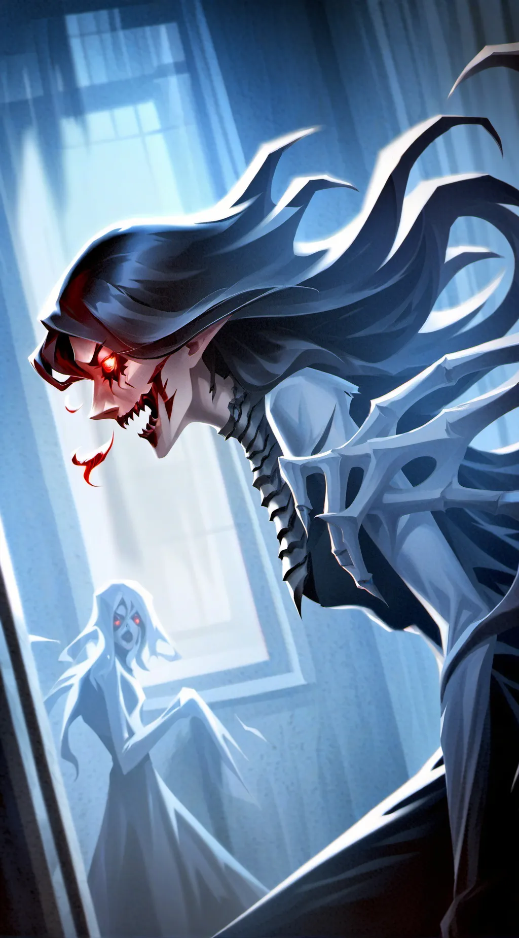 ai character: Haunted demon background