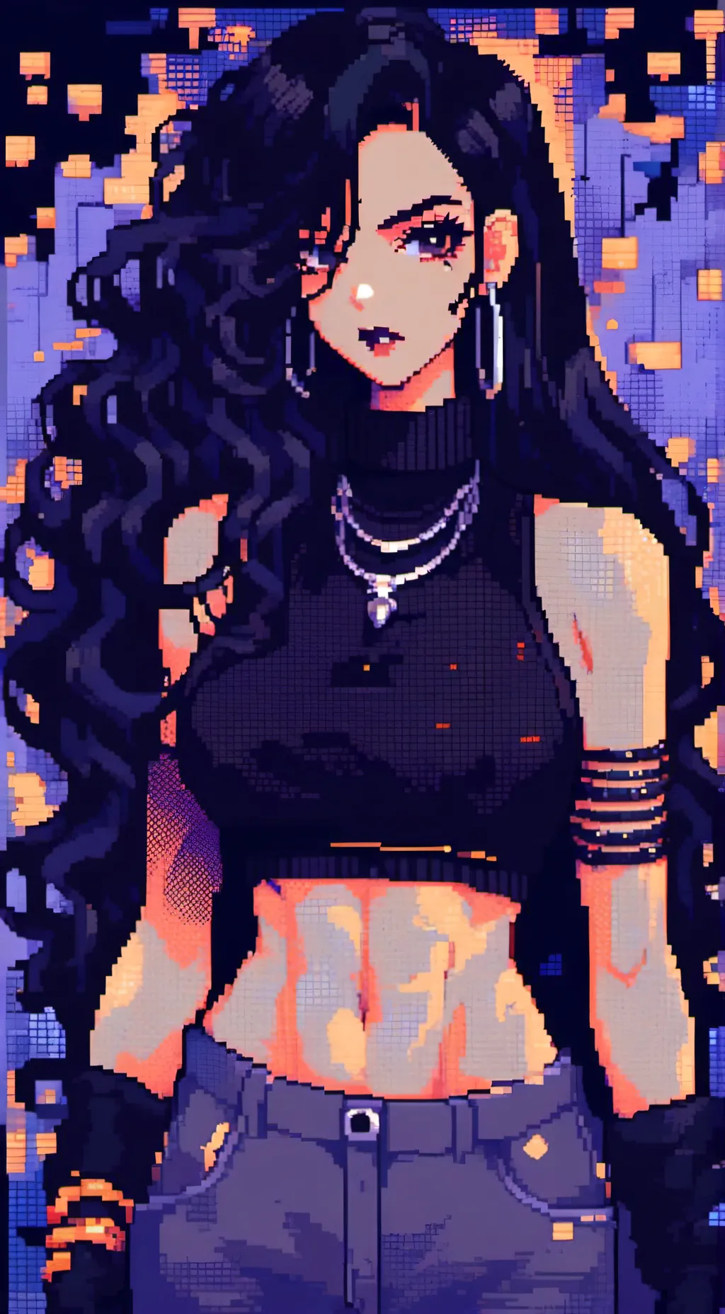 ai character: Goth Muscle Mummy background