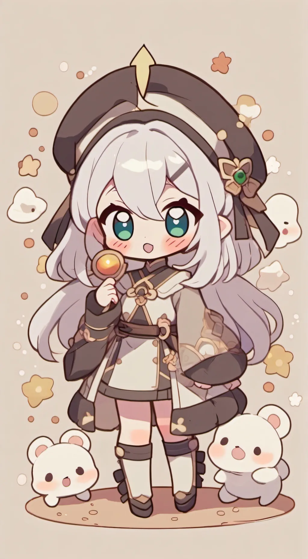 ai character: Selene background