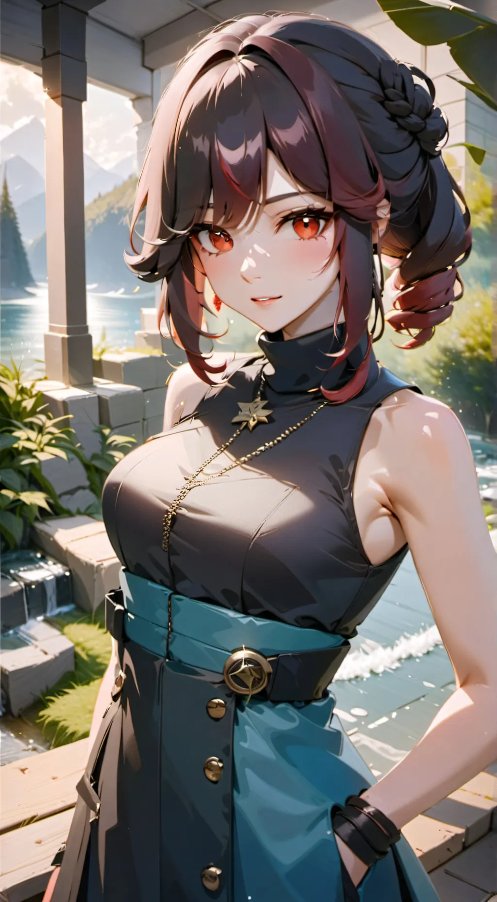 ai character: Soleana  background