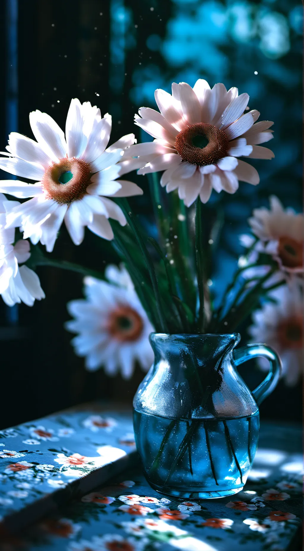 ai character: Glitch trap background