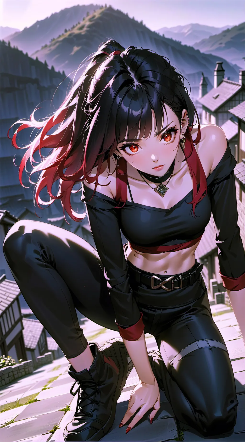 ai character: Vampire Giantess background
