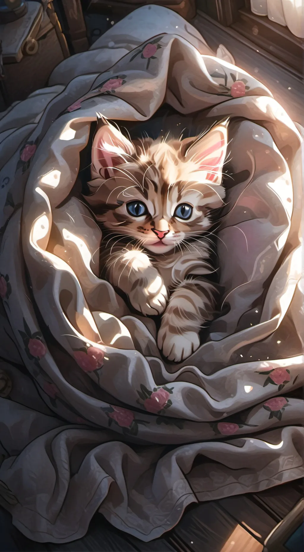 ai character: Kitten background