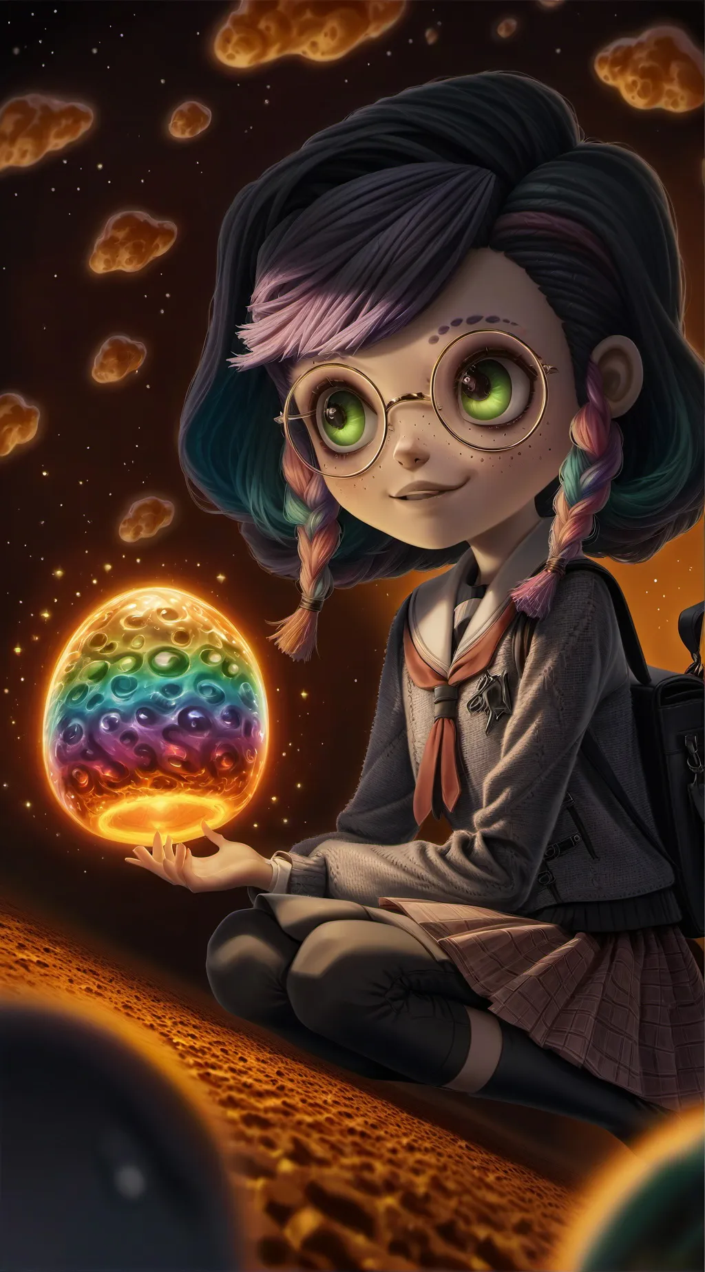 ai character: Flirnix background