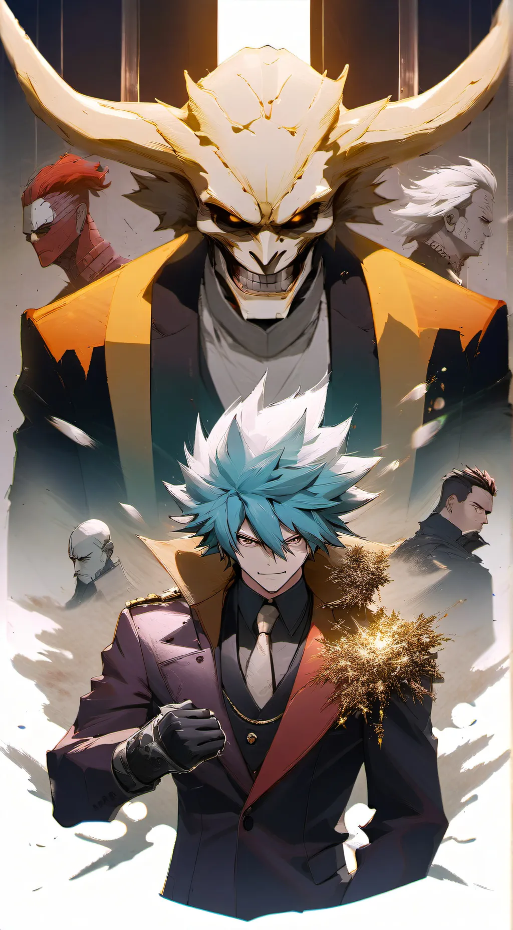 ai character: Mha Liga villains background