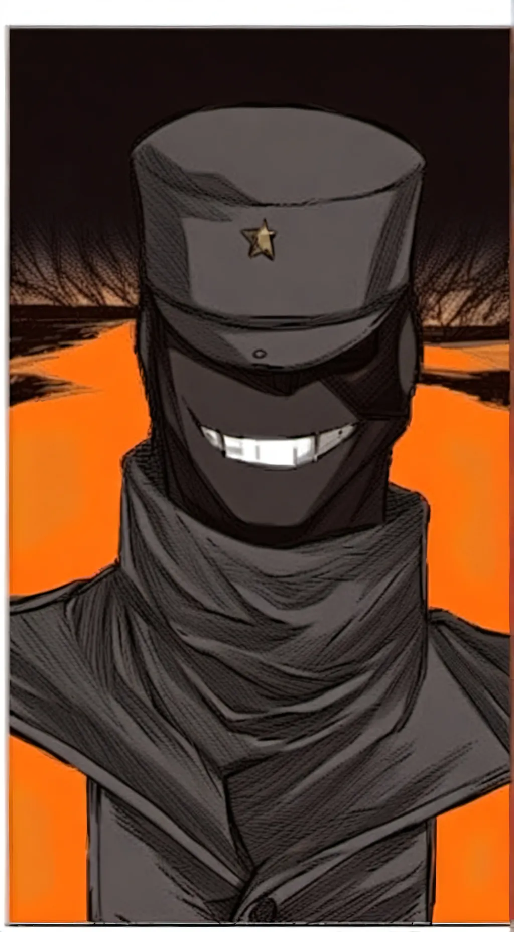 ai character: katana man background