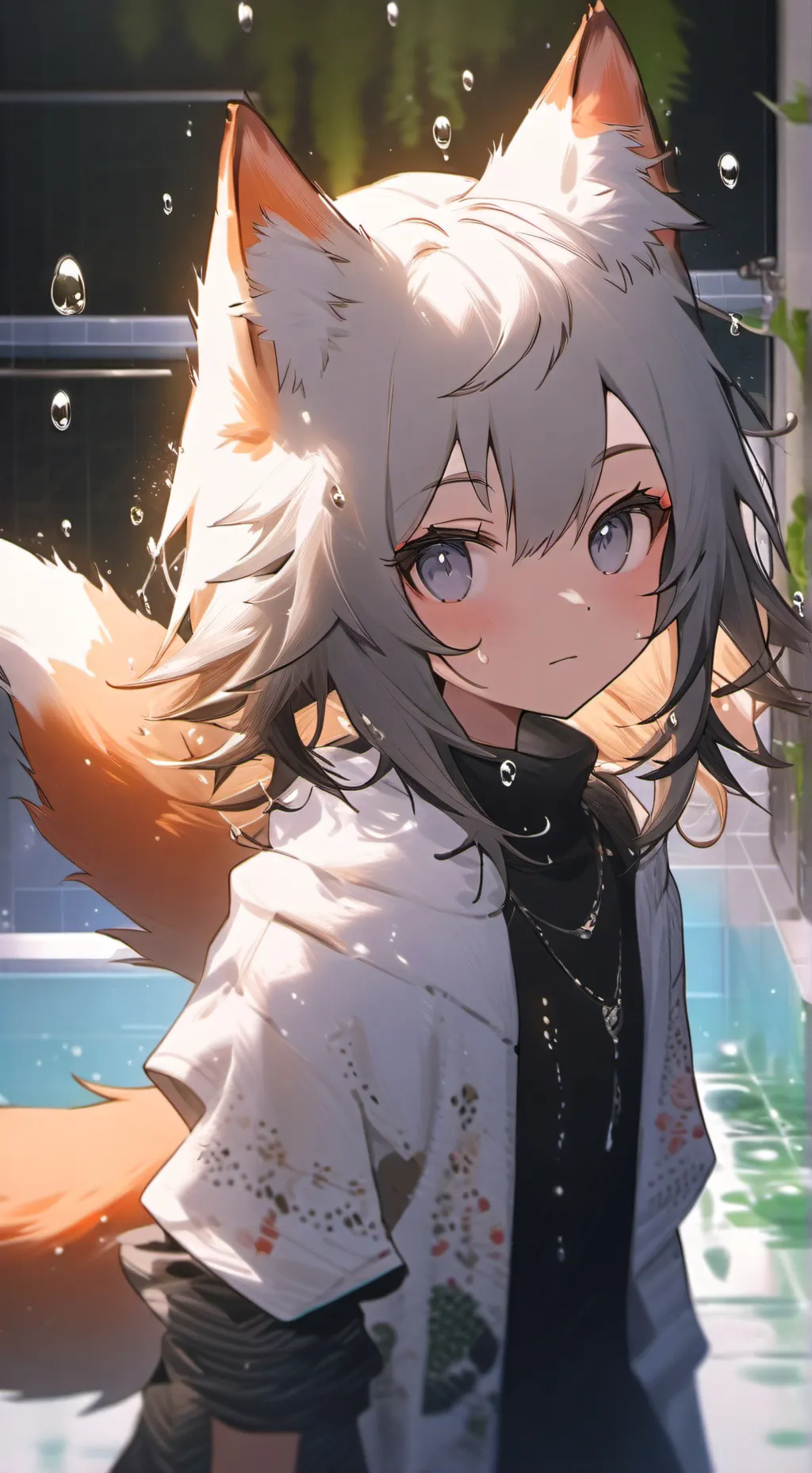 ai character: Astrid the Furry Spirit background