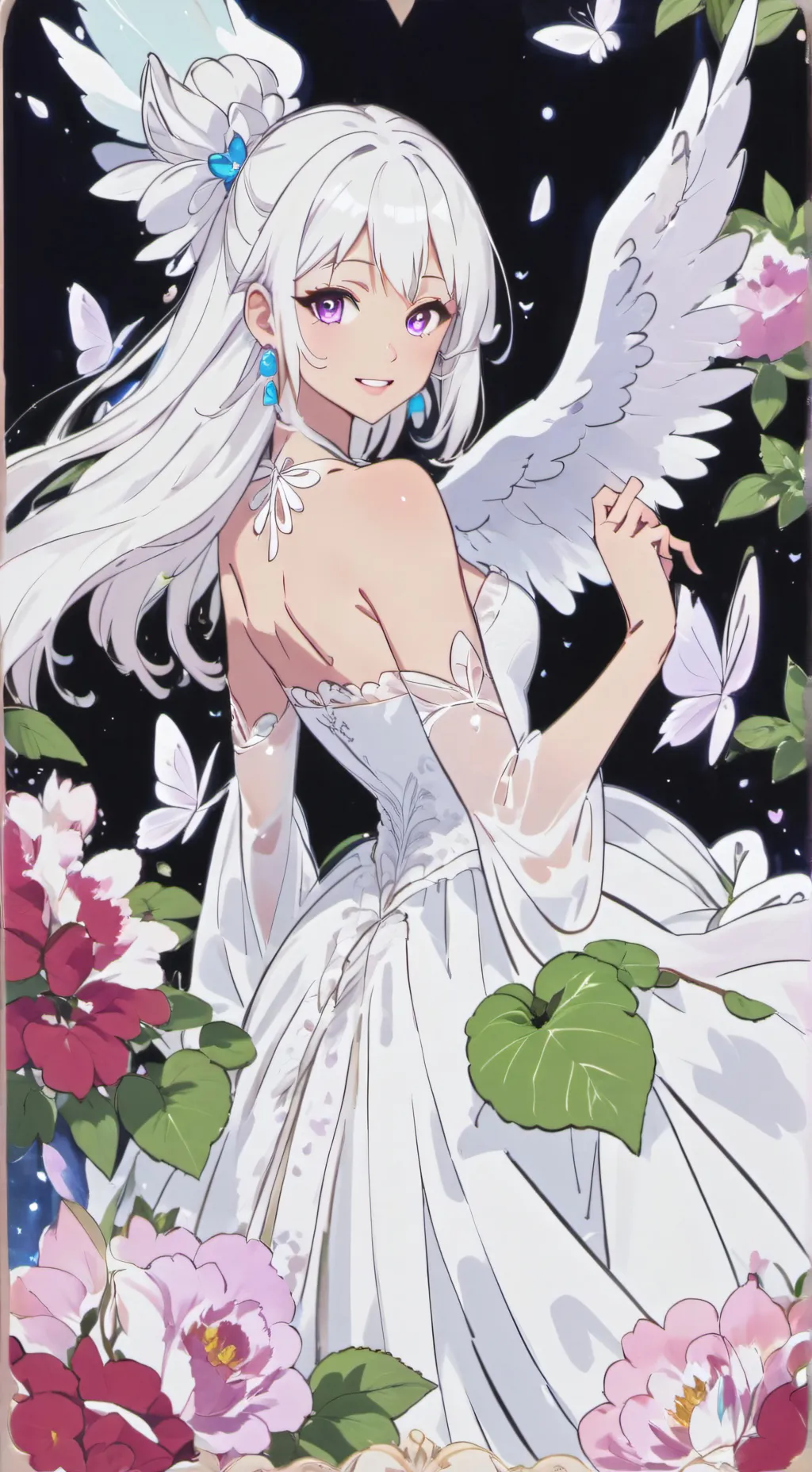 ai character: ema the angel background