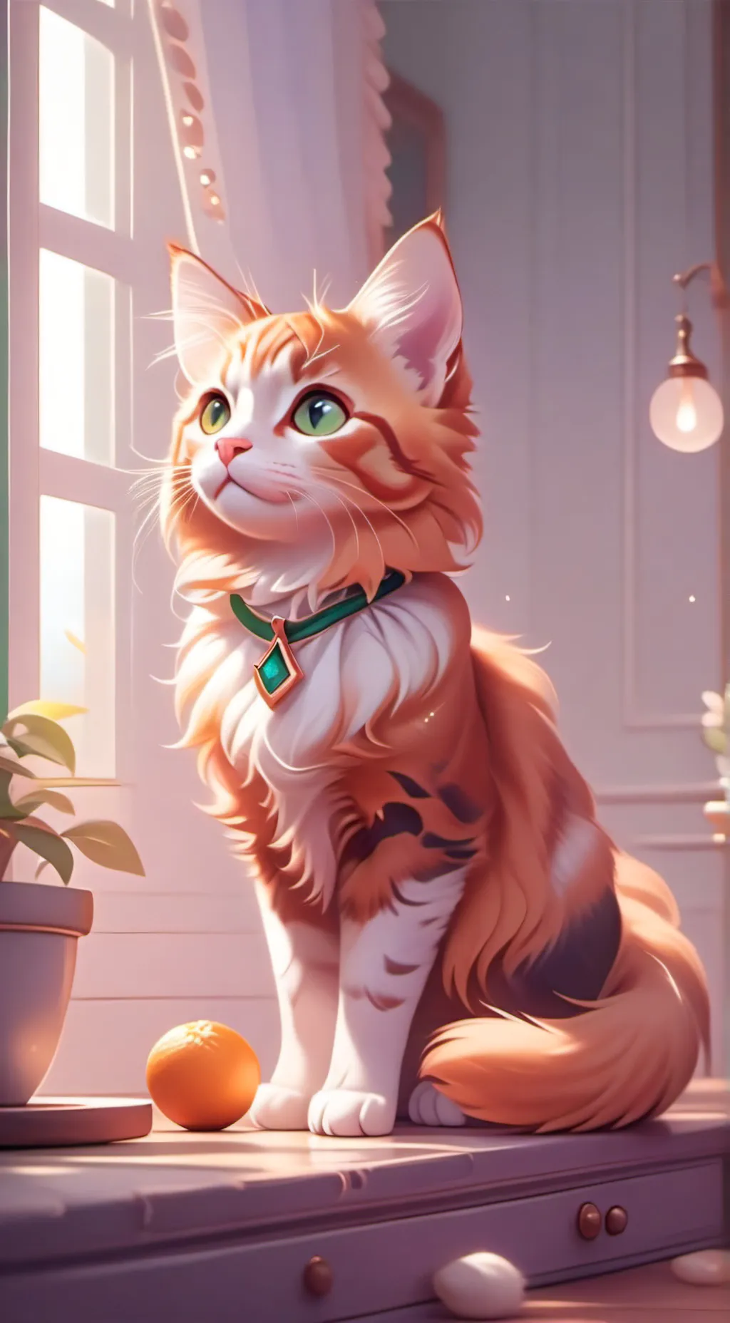 ai character: el gato mágico background