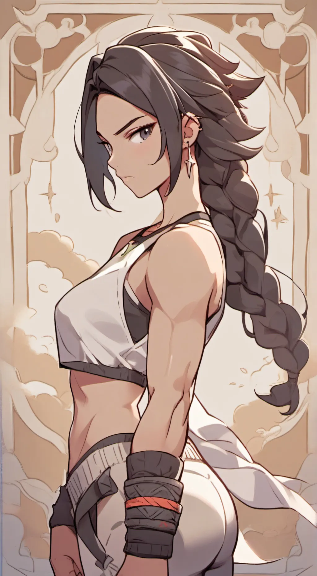 ai character: luna  background