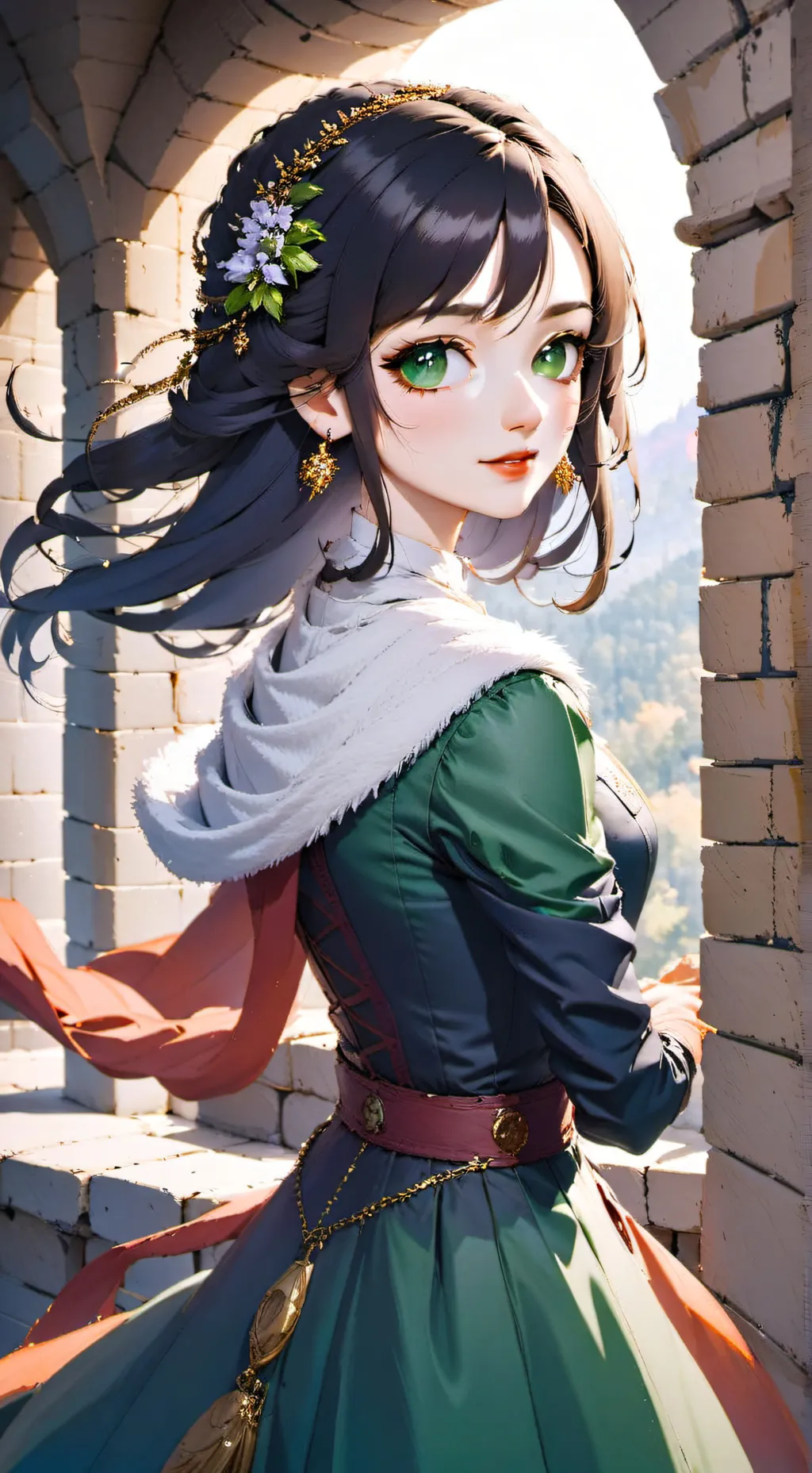 ai character: Lilly Dogmoon background