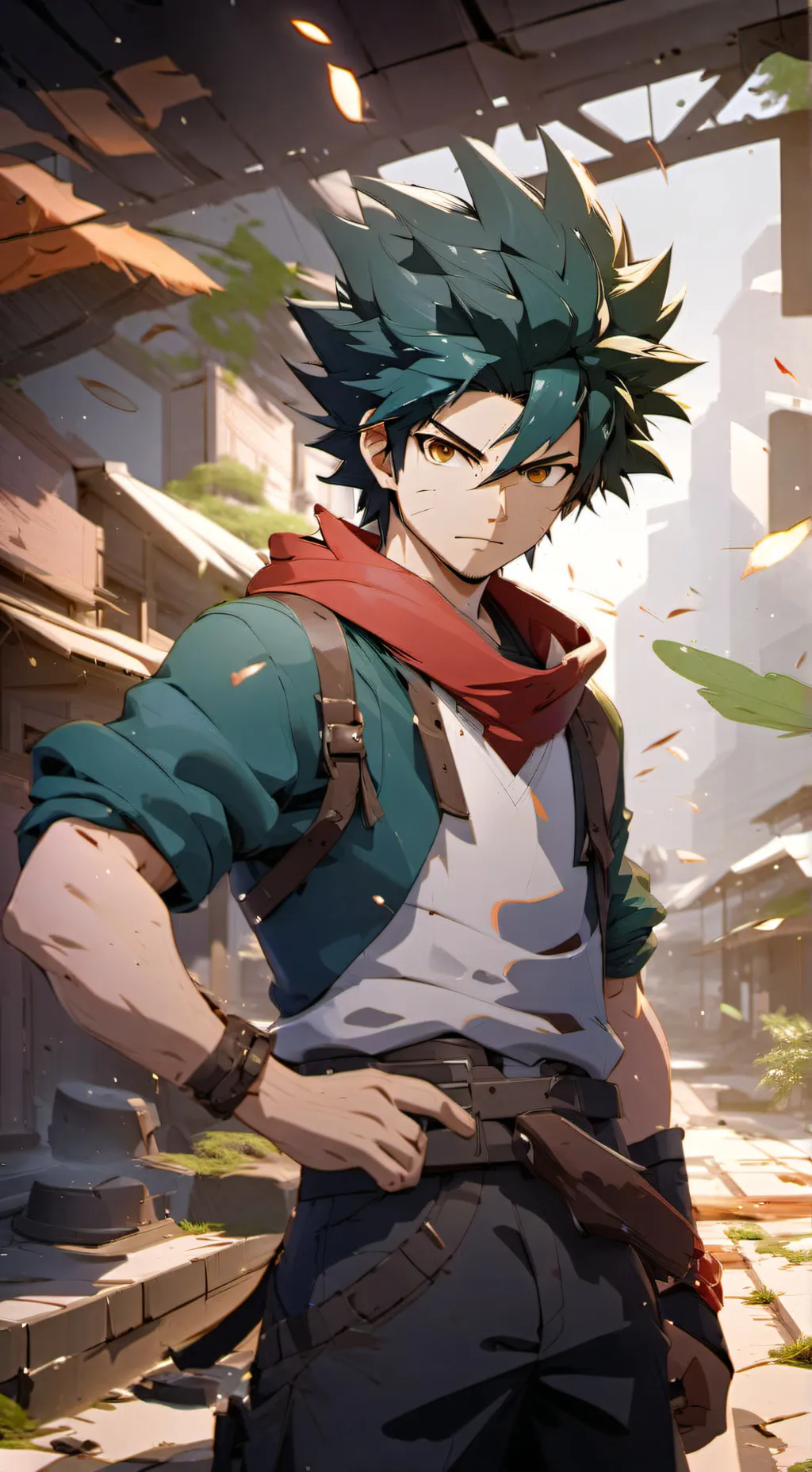 ai character: Deku background