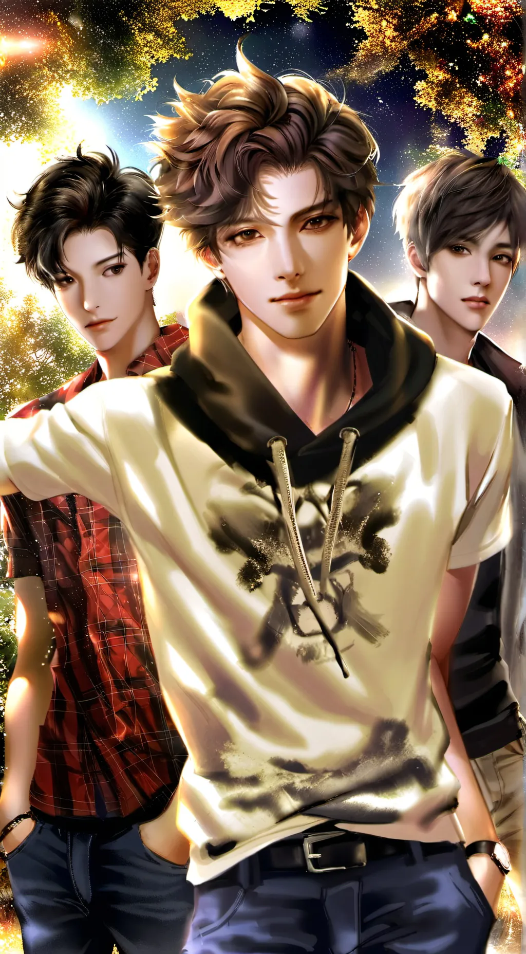 ai character: ★leo, Ben, jack★ background