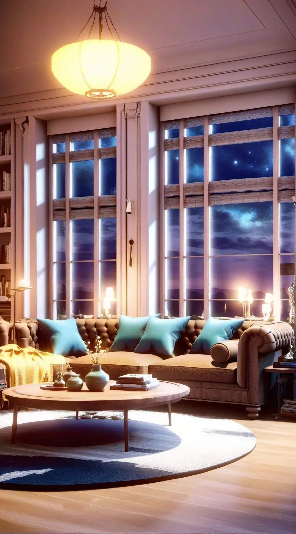 ai character: Sleepover background