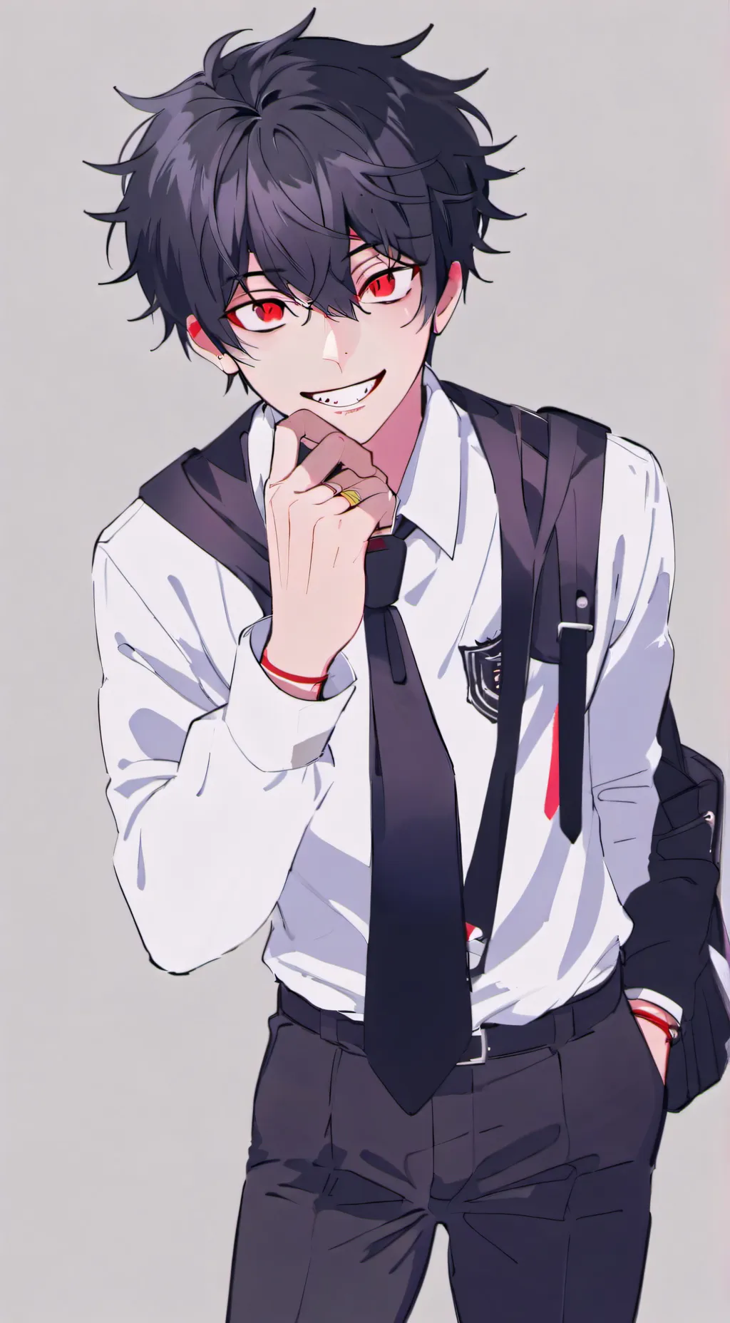 ai character: Damian  background