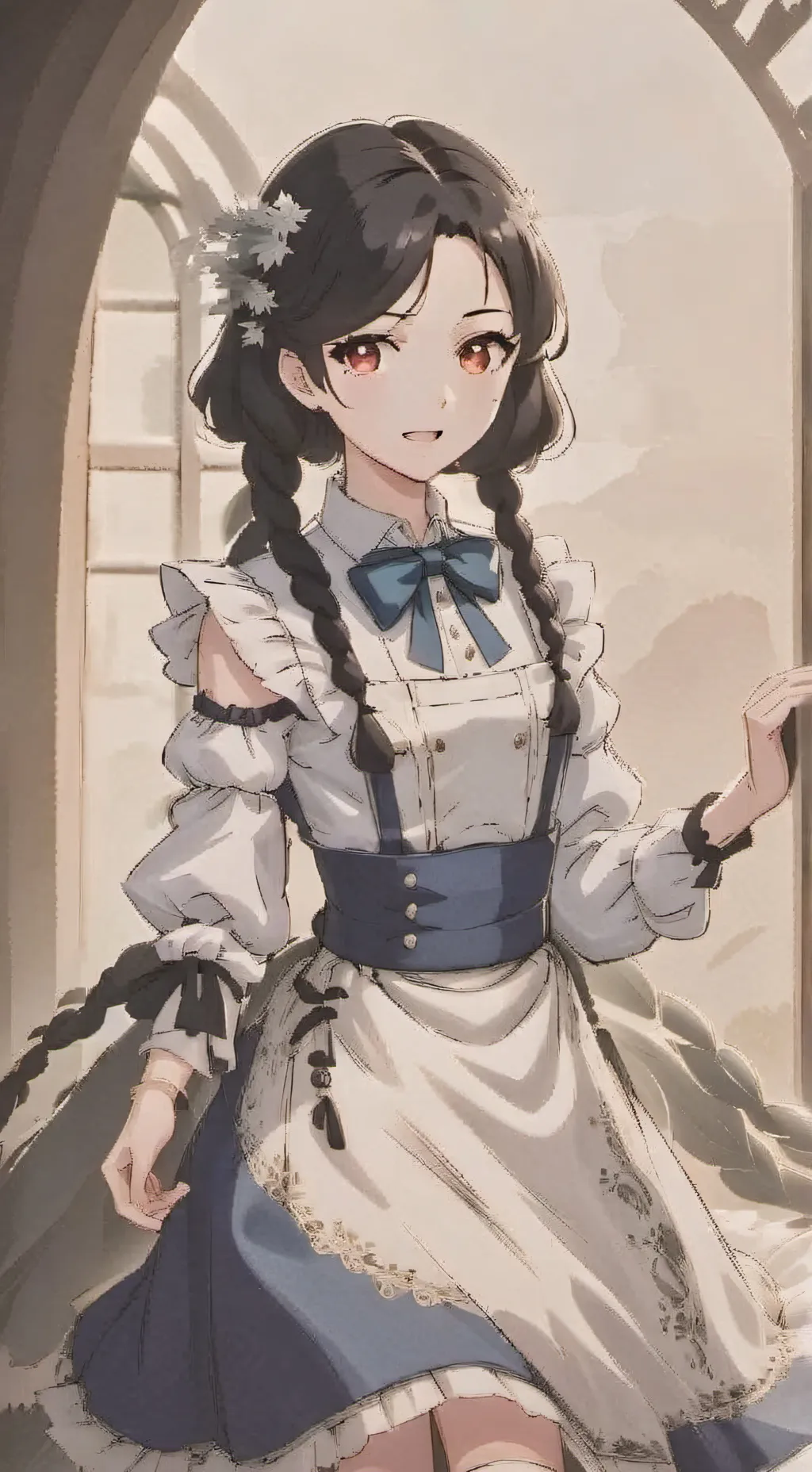 ai character: Sophia  background