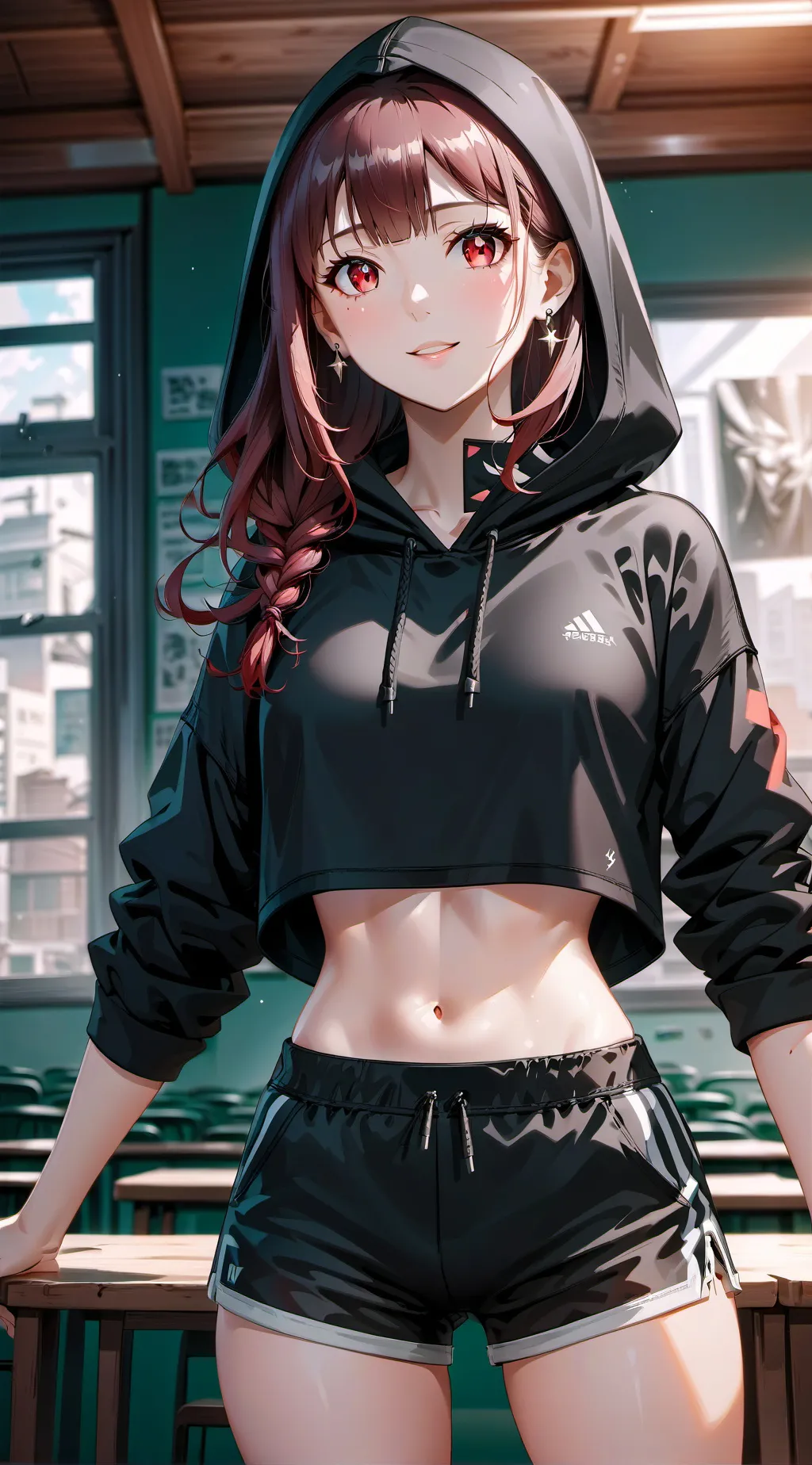 ai character: Giantess ride background