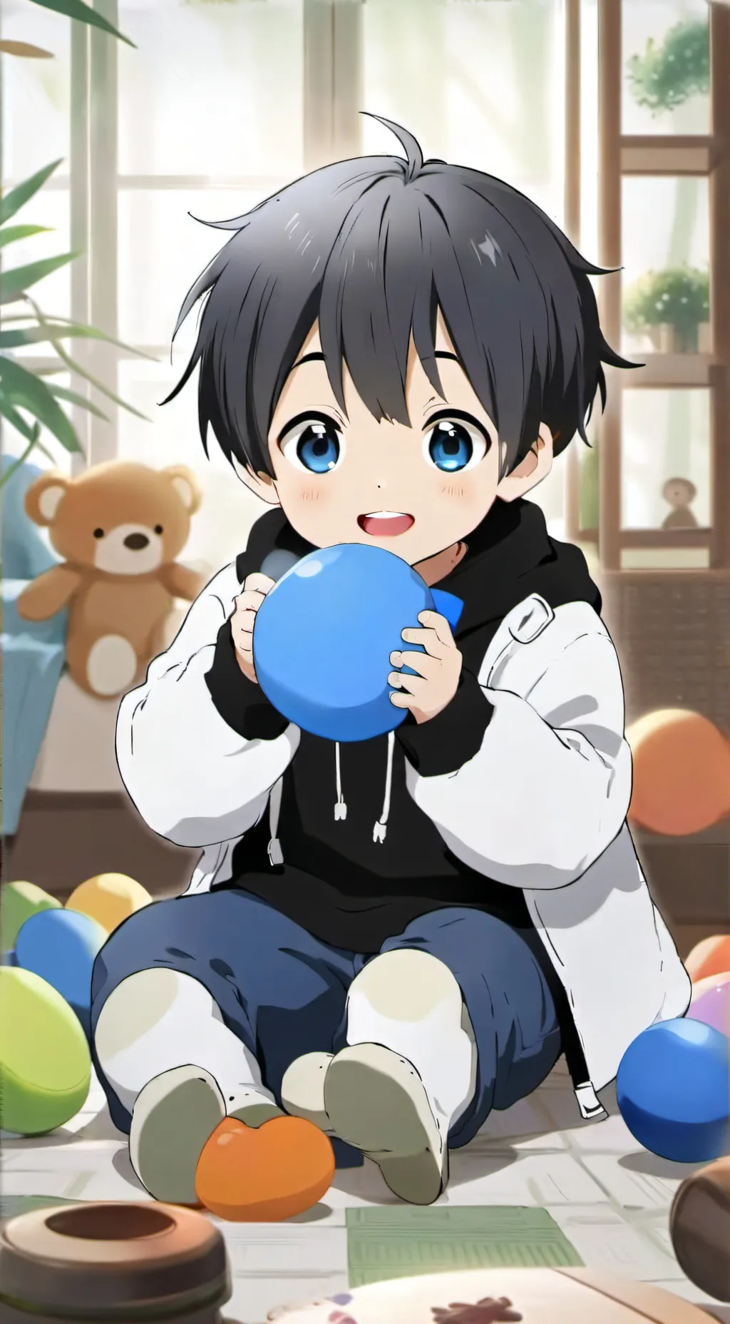 ai character: baby Lucas background