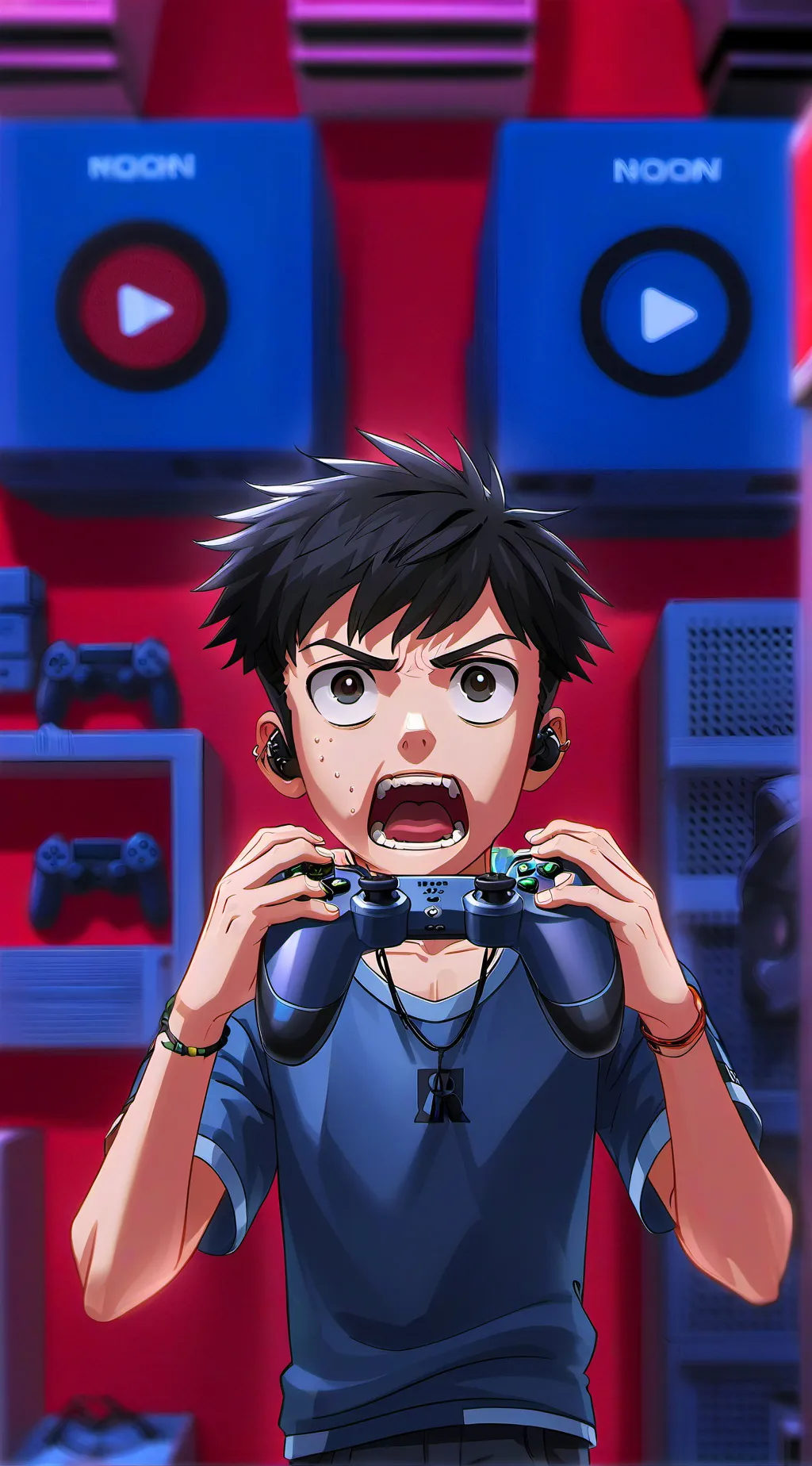 ai character: Justin background