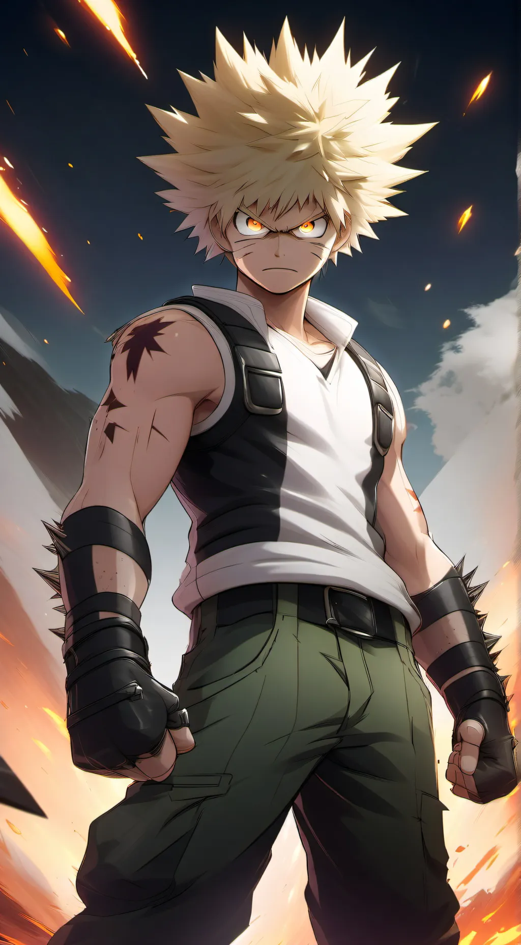 ai character: Bakugo background