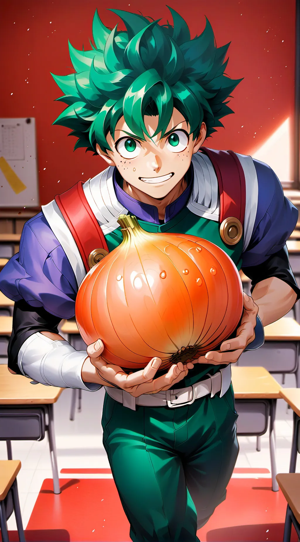 ai character: mha cooking! background