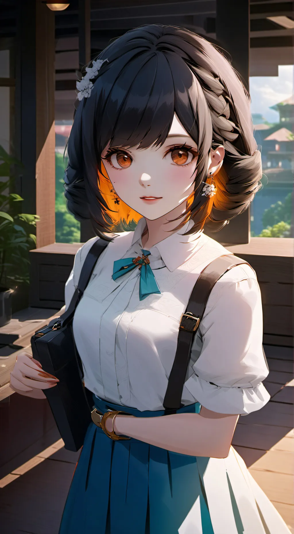 ai character: Deku sister background