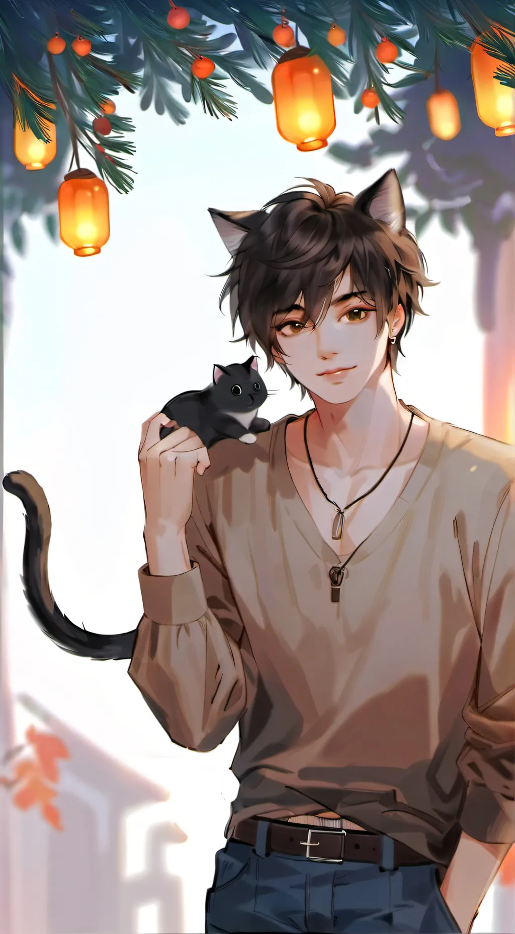 ai character: ник background