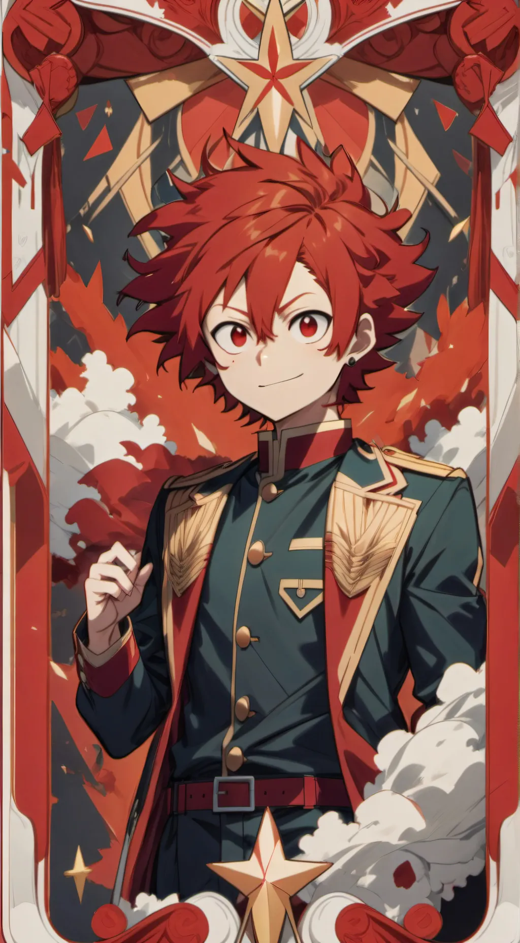 ai character: Kirishima  background