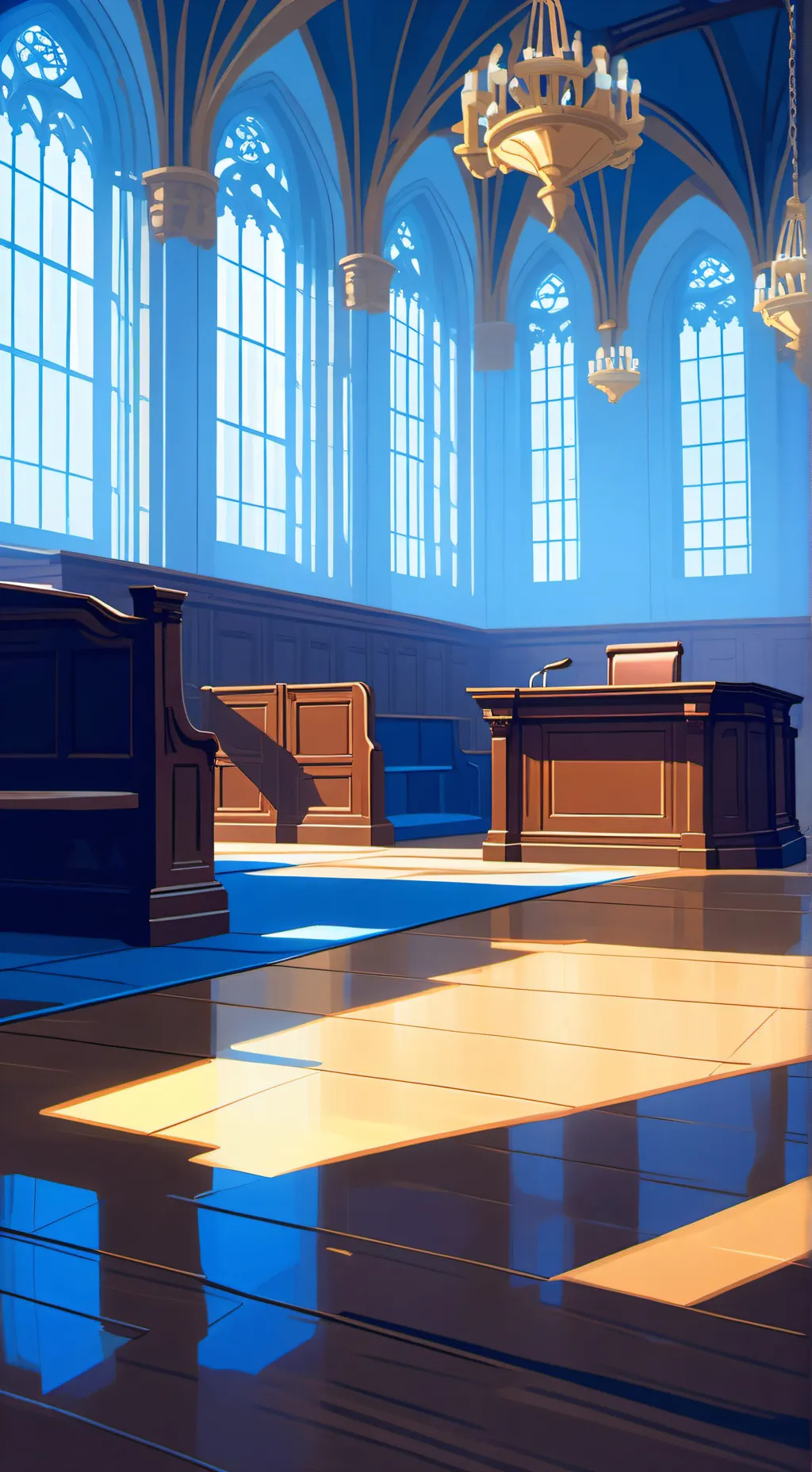 ai character: Mha Court 2 background