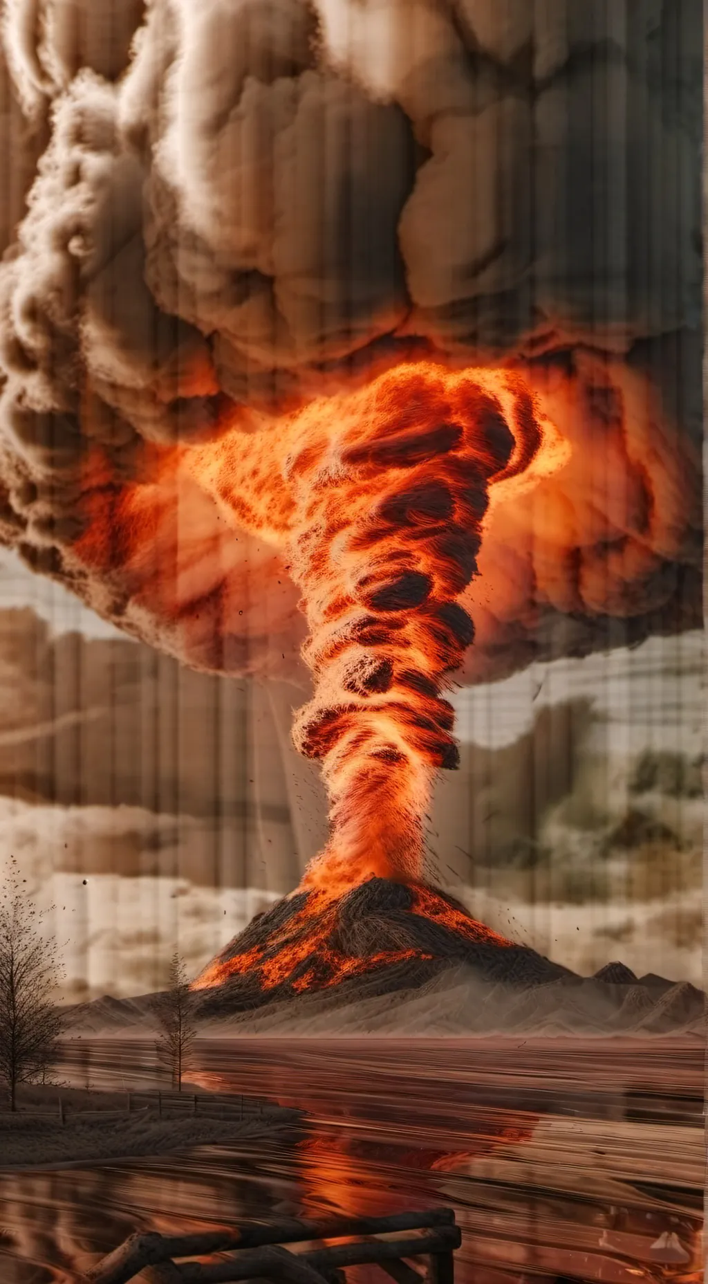 ai character: Volcano Twisters background