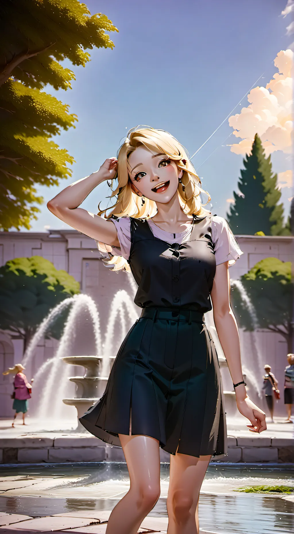 ai character: мама чиби background