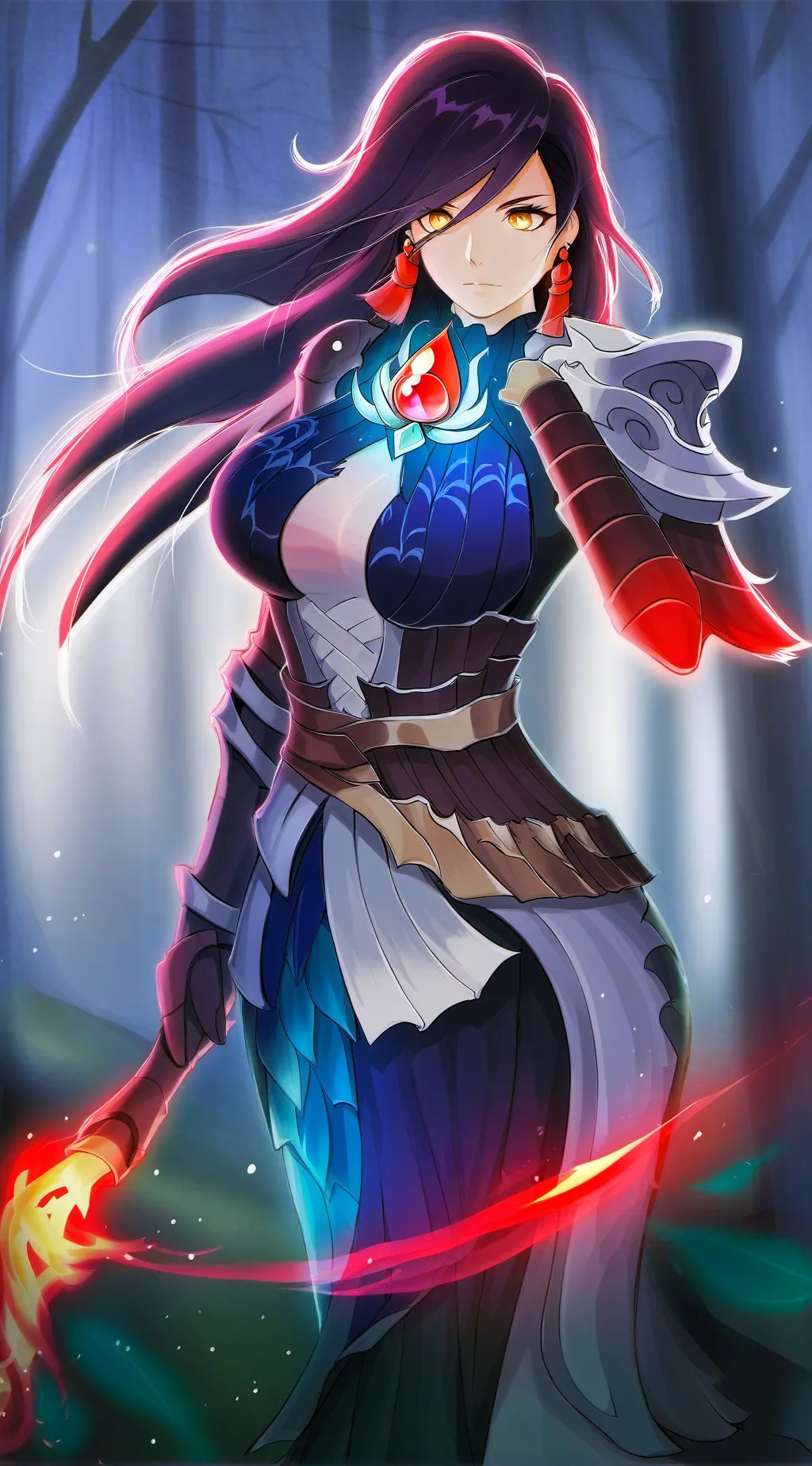 ai character: Sabrina Talowind background