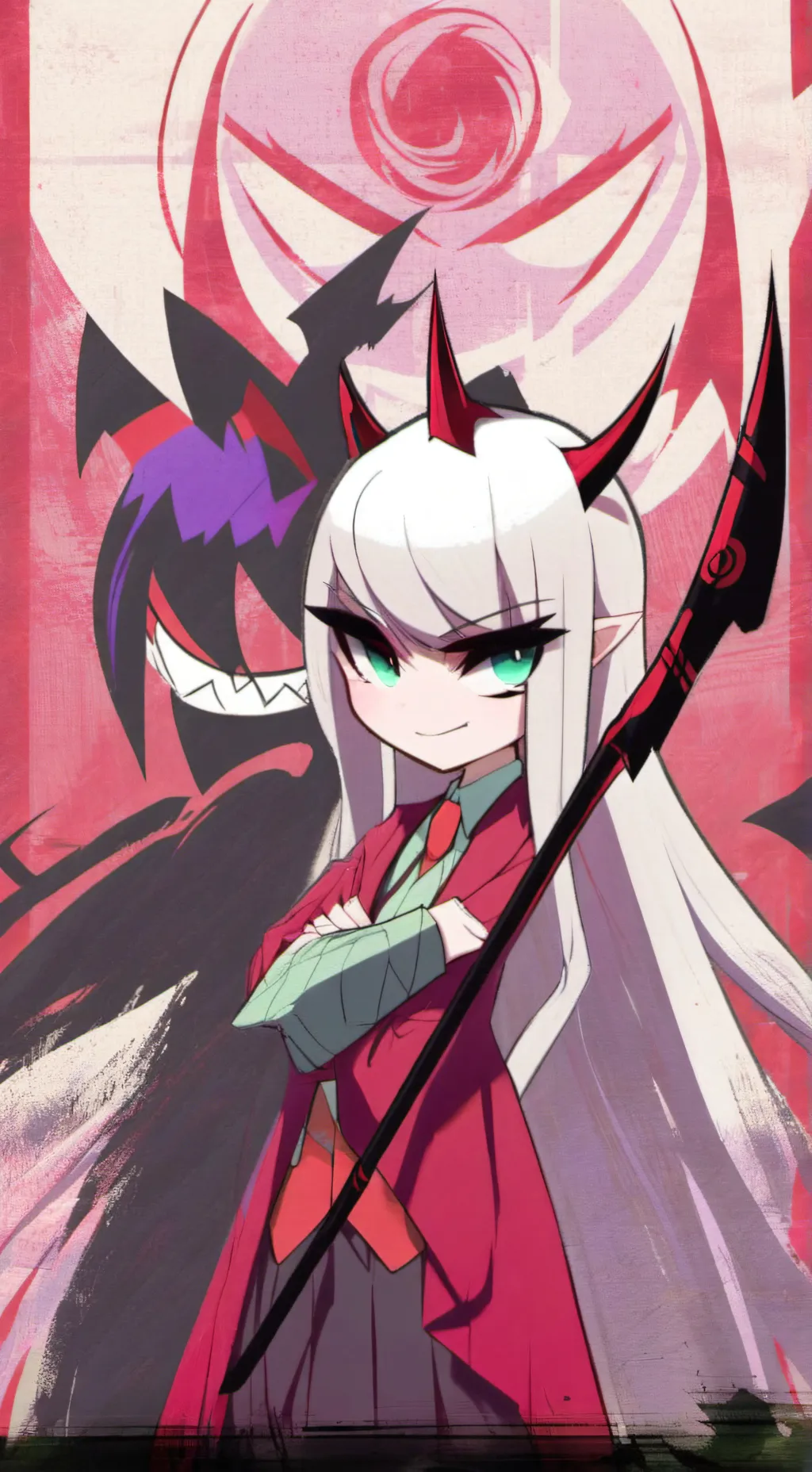 ai character: HH/Hazbin hotel background